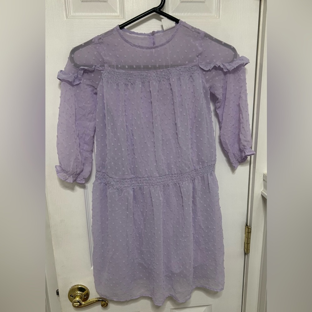Girl’s Zara Purple Dress - Size 7